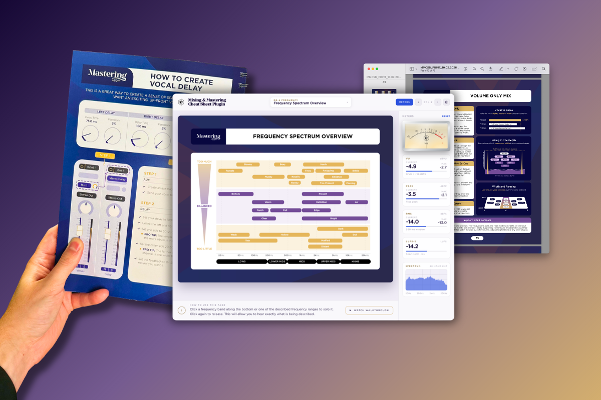 Mixing & Mastering Cheat Sheet Bundle