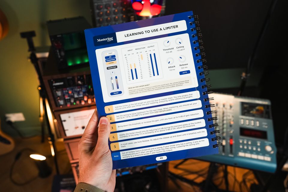 Mixing & Mastering Cheat Sheet Binder (Physical) view 2