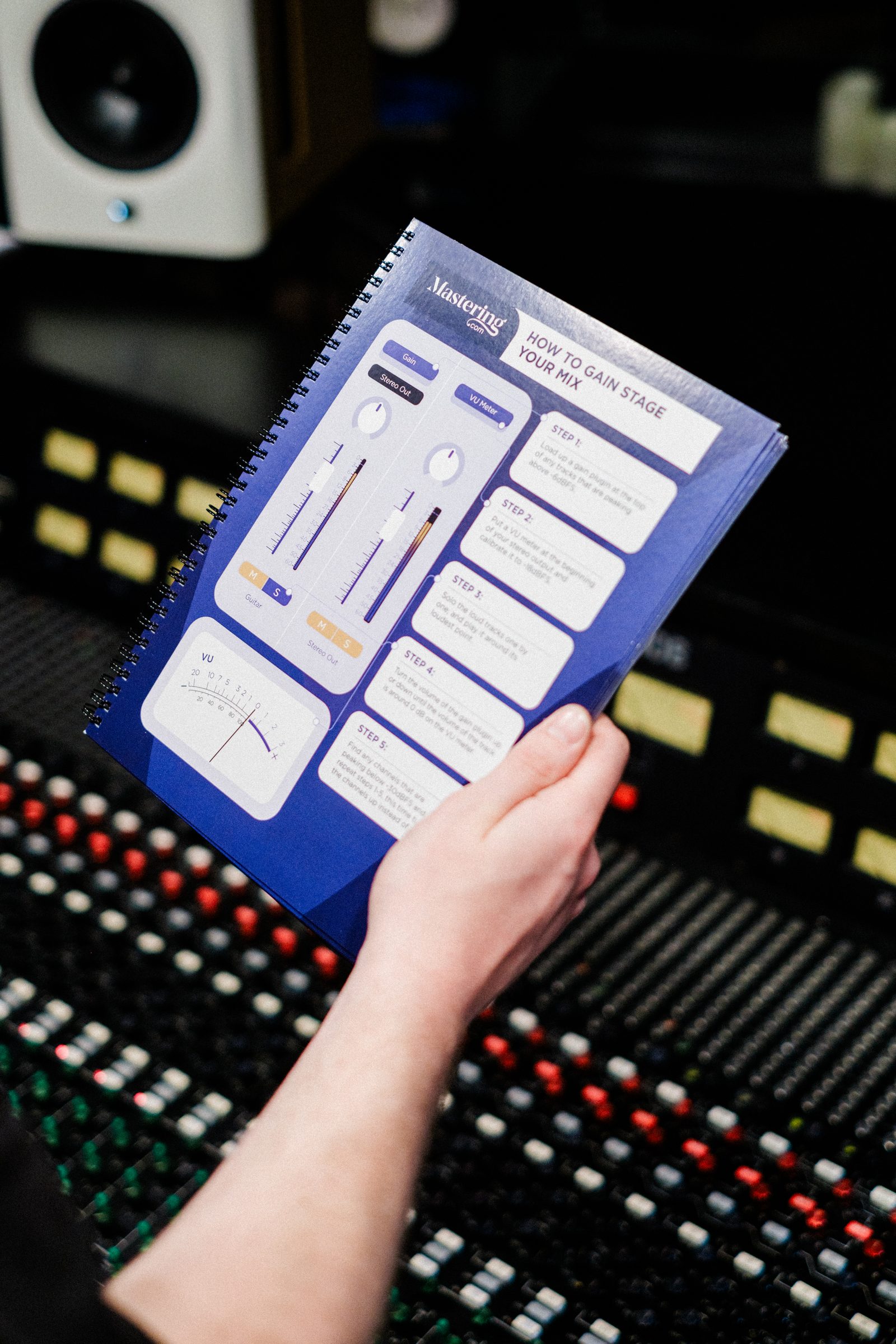 Mixing & Mastering Cheat Sheet Binder (Physical) view 1